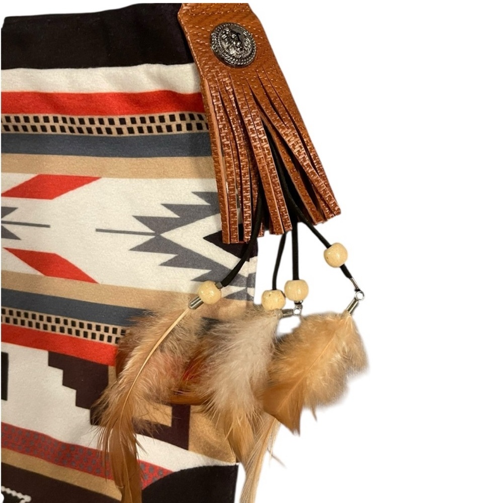 Tribal Patterned Shoulder Bag - Picture 3 of 4